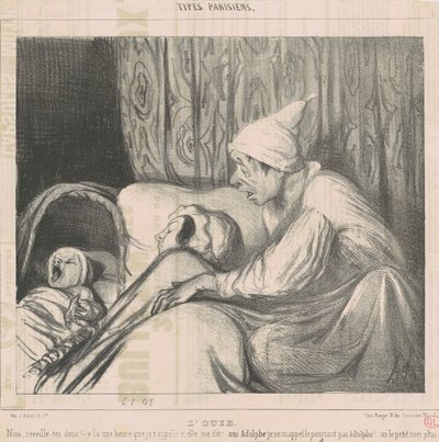 przesłuchanie autorstwa Honoré Daumier