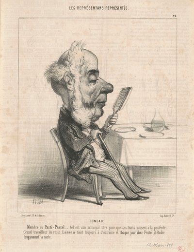 Luneau autorstwa Honoré Daumier