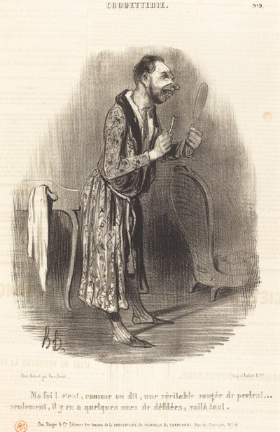 Moja wiara! tak jak mówią... autorstwa Honoré Daumier