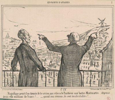 Wspaniały projekt... autorstwa Honoré Daumier