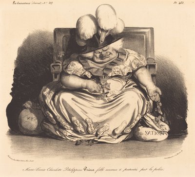 Marie-Louise-Charlotte-Philippinepairie autorstwa Honoré Daumier