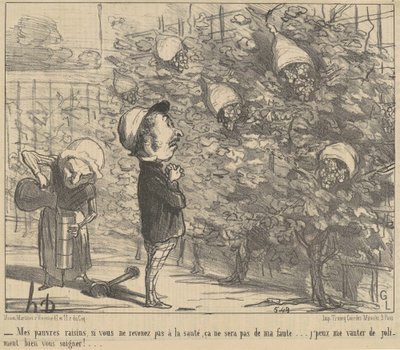 Moje biedne powody, jeśli nie wrócisz do skoku... autorstwa Honoré Daumier