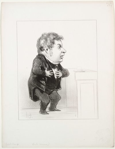 Michel Goudchaux, 1849. autorstwa Honoré Daumier