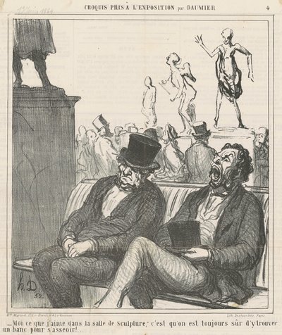 Ja co lubię w pokoju rzeźby... autorstwa Honoré Daumier
