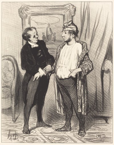 Moja droga zapewniam, że ja... autorstwa Honoré Daumier