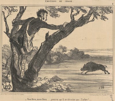 Mój Boże, mój Boże... pod warunkiem... autorstwa Honoré Daumier