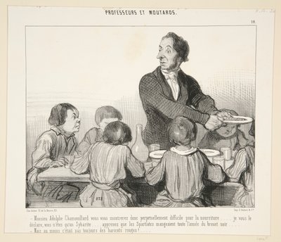 Monsieur Adolphe Chamouillard, pokażcie się zatem. #10 nauczycieli i homarów autorstwa Honoré Daumier