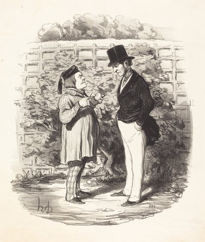 Proszę pana, od dwudziestu lat dążę do zjednoczenia... autorstwa Honoré Daumier