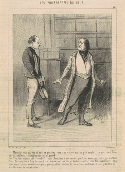 Proszę pana, którzy jesteście tacy dobrzy... autorstwa Honoré Daumier