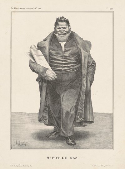 Pan Pot de Noz. autorstwa Honoré Daumier