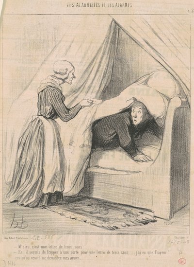 Proszę pana, to za trzy centy... autorstwa Honoré Daumier