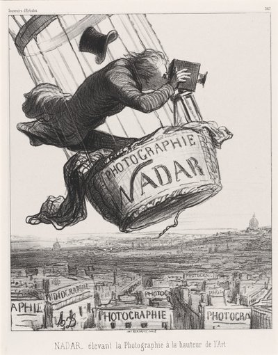 Nadar wznosi fotografię na wyżyny sztuki autorstwa Honoré Daumier