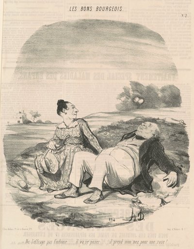 Nie strasz go Eudoxie... autorstwa Honoré Daumier