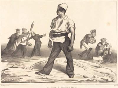 Nie zadzieraj z tym!! autorstwa Honoré Daumier