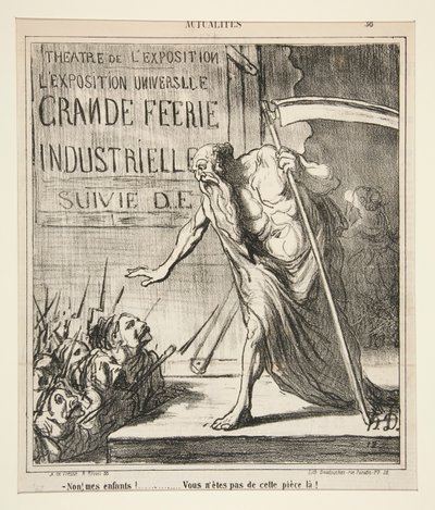 Nie! moje dzieci! autorstwa Honoré Daumier