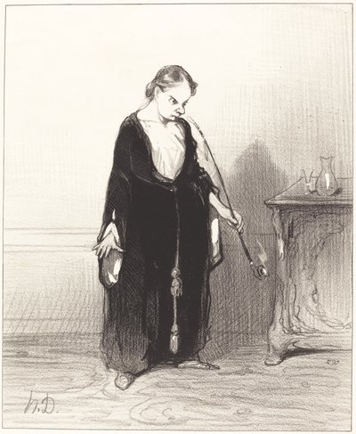 O rozkosz z opium, którym mnie zniewalasz!... autorstwa Honoré Daumier