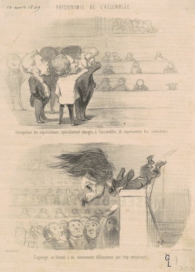 Zawód przedstawicieli ... autorstwa Honoré Daumier