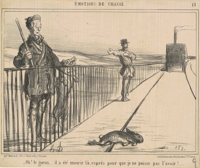 Oh! Żebrak… tam umarł… autorstwa Honoré Daumier