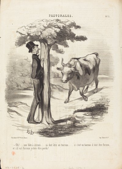 Och!... bestia z rogami... autorstwa Honoré Daumier