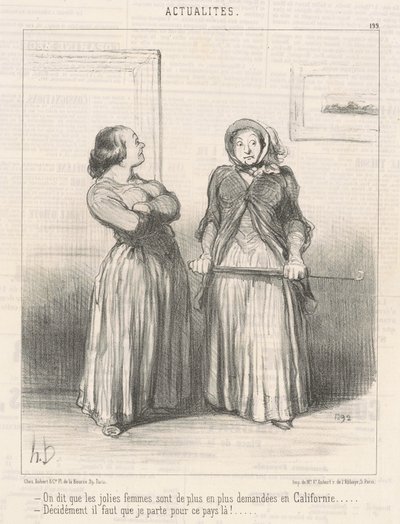 Mówią, że ładne kobiety są... autorstwa Honoré Daumier