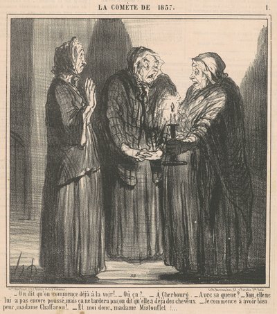 Mówią, że już ją widzimy... autorstwa Honoré Daumier