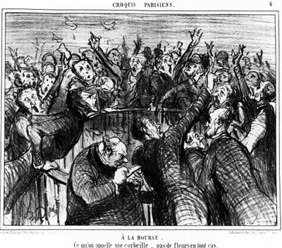 Na portmonetce, Co się nazywa koszyczek, w żadnym razie nie kwiaty: seria karykatur na portmonetce Honore Daumiera (1808-1879). "Charivari" autorstwa Honoré Daumier