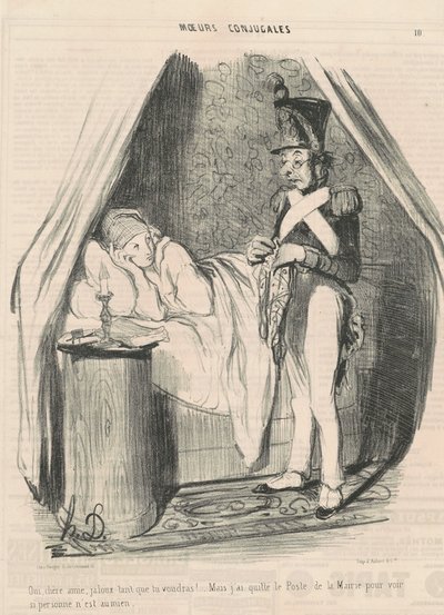 Tak, drogi przyjacielu, zazdrosny ile chcesz!... autorstwa Honoré Daumier