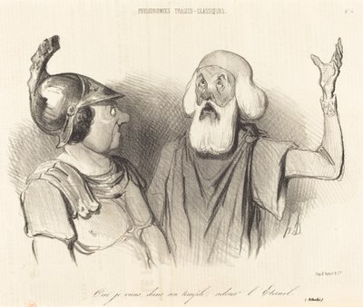 Tak, przychodzę do jego świątyni... autorstwa Honoré Daumier