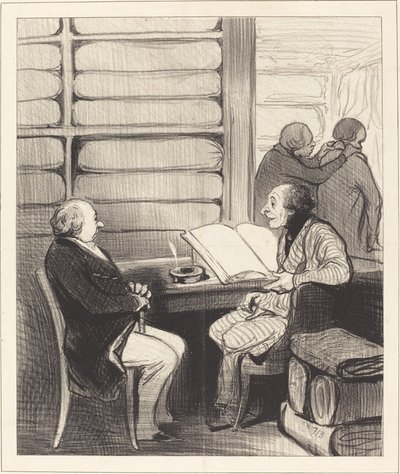 Tak, mój drogi monsieur Badoulard, będę... autorstwa Honoré Daumier