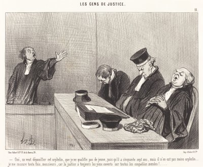 Tak, chcemy okraść tę sierotę... autorstwa Honoré Daumier