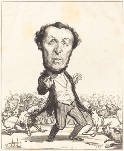 Owidiusz Remilly autorstwa Honoré Daumier
