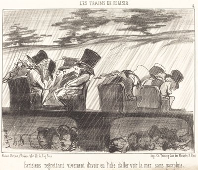 Paryżanie głęboko żałują... autorstwa Honoré Daumier