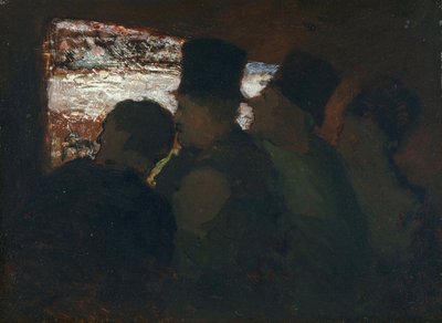 „Parter” Widownia w teatrze Obraz Honore Daumier (1808-1879) 1858 Narodowe Muzeum Sztuki Zachodniej, Tokio Japonia autorstwa Honoré Daumier