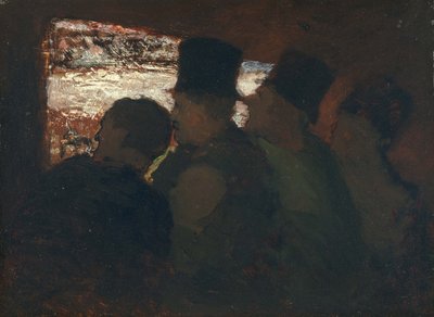 Widownia Teatru Parter, ok. godz. 1858 autorstwa Honoré Daumier