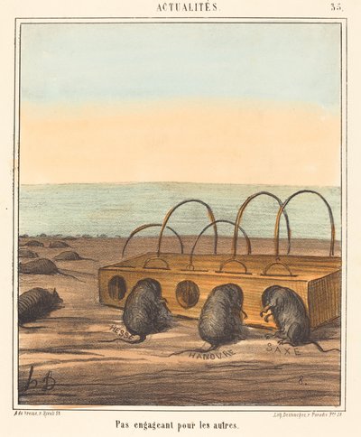 Niepociągający dla innych autorstwa Honoré Daumier