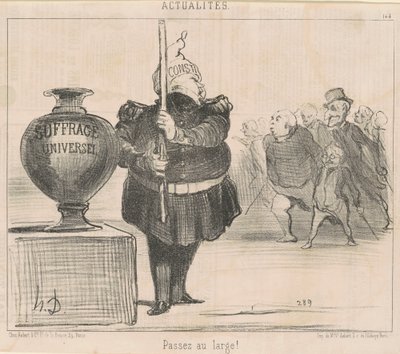 Idź szeroko! autorstwa Honoré Daumier