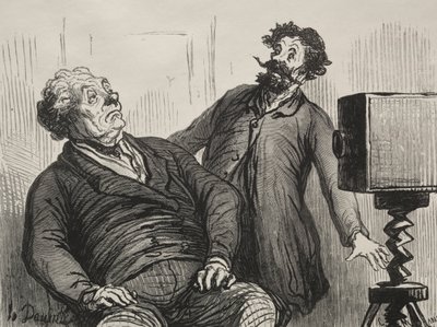Fotograf i sfotografowany autorstwa Honoré Daumier