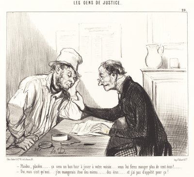 Błagaj... to będzie dobra sztuczka do zagrania... autorstwa Honoré Daumier