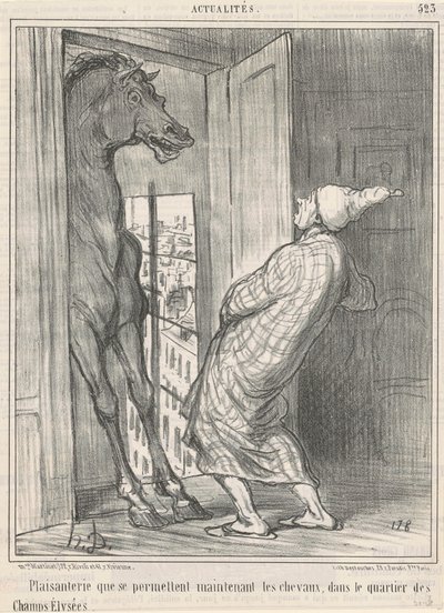 Żart, który pozwala sobie nawzajem... autorstwa Honoré Daumier