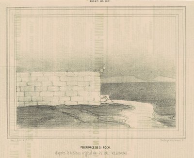Pielgrzymka św. Rocha autorstwa Honoré Daumier