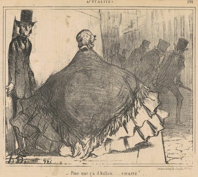 Więcej niż ta piłka... Przepraszam! ... autorstwa Honoré Daumier