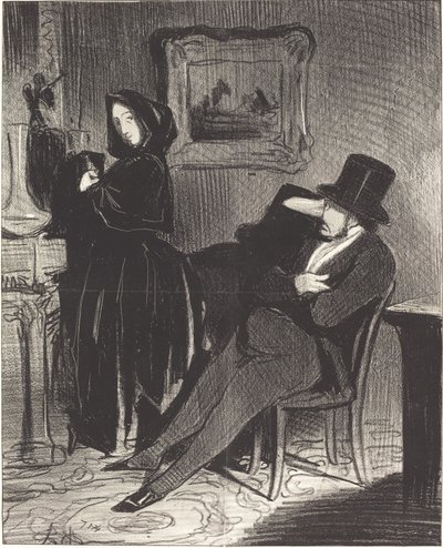 Częściej niż ja cię wożę... na bal... autorstwa Honoré Daumier