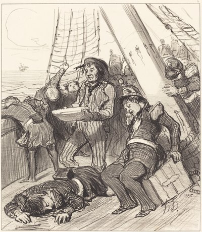 Kilku gwardzistów narodowych, którzy nie myśleli... autorstwa Honoré Daumier