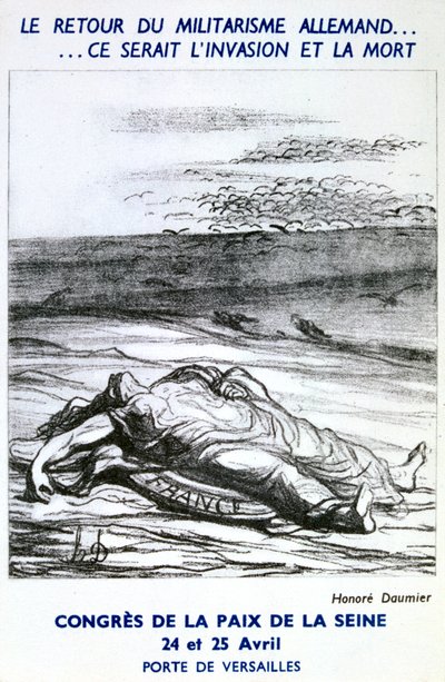Pocztówka reklamująca Kongres Sekwany, Paryż autorstwa Honoré Daumier