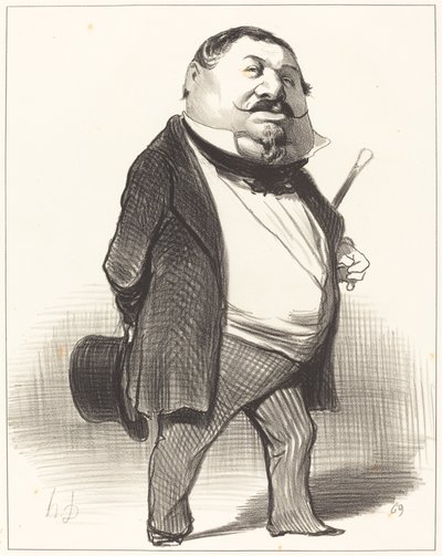 Książę Lucien Murat autorstwa Honoré Daumier