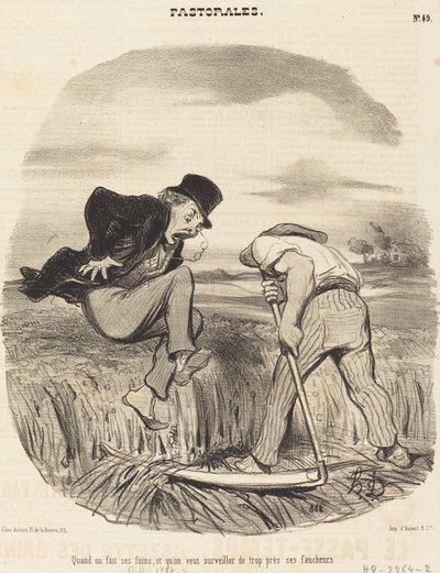 Kiedy robimy siano... autorstwa Honoré Daumier