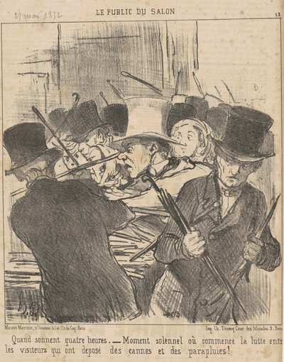 Kiedy wybije godzina czwarta autorstwa Honoré Daumier