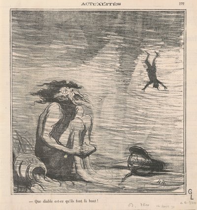 Co oni tam do diabła robią! autorstwa Honoré Daumier
