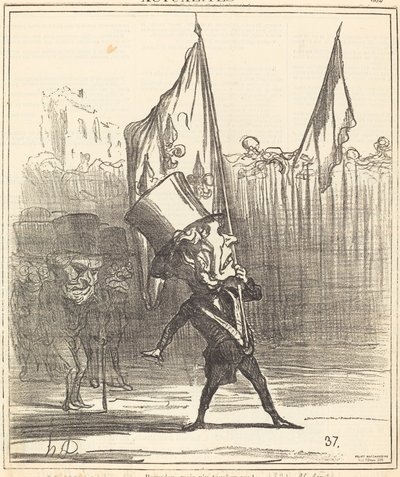 Spójrz, ale nie dotykaj tego! autorstwa Honoré Daumier