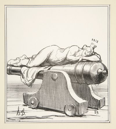 Odnowiony przez Turenne, od Actualites autorstwa Honoré Daumier